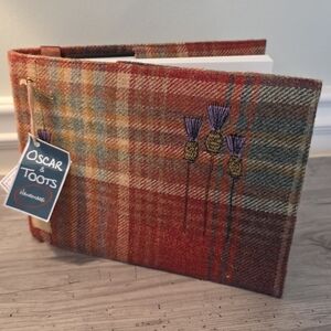 NWT Plaid Wool Journal Sketch Book 🏴󠁧󠁢󠁳󠁣󠁴󠁿Scottish Thistle🏴󠁧󠁢󠁳󠁣󠁴󠁿